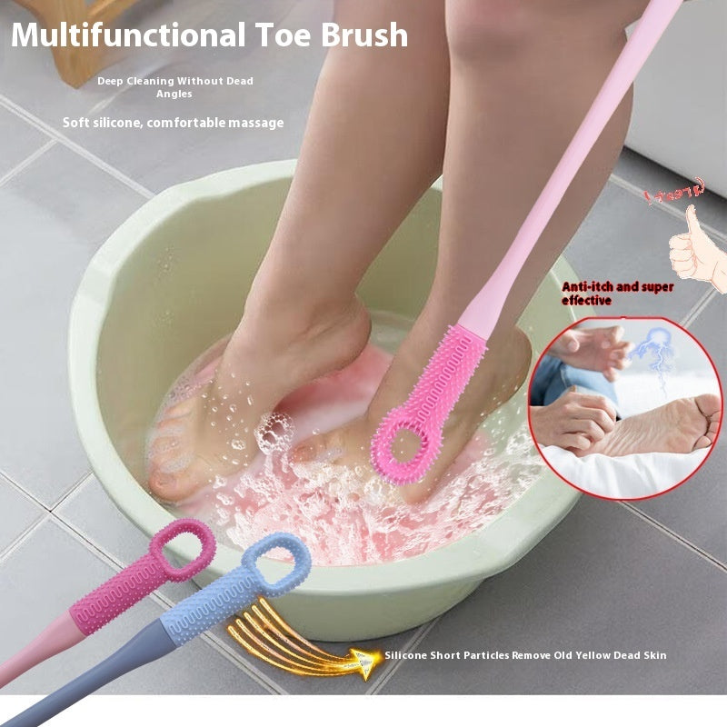 Foot Brush Toe Seam Soft Rubber Exfoliating