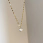 925 Sterling Silver Solo Diamond Necklace